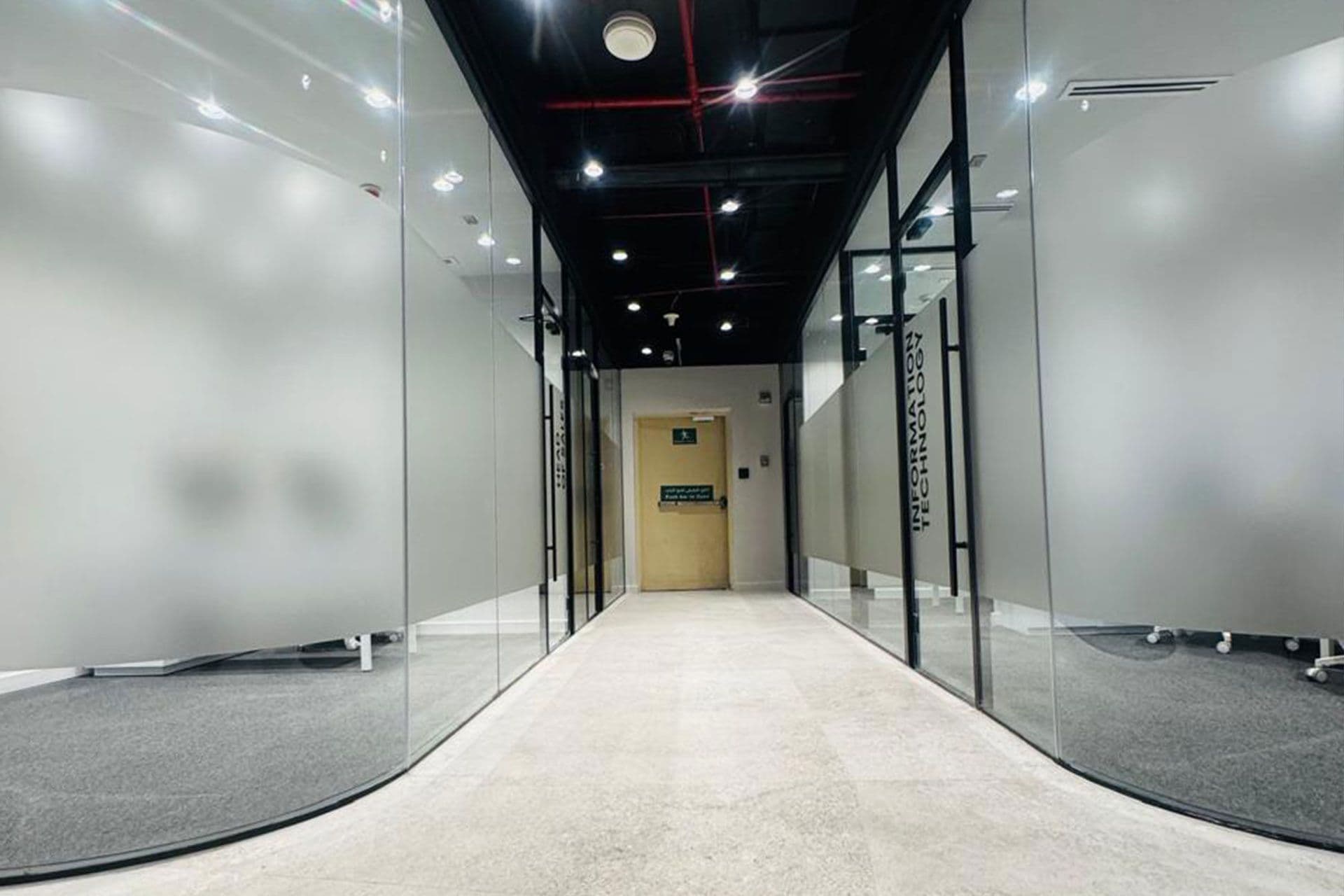 Curved Glass Partitions gallery 1